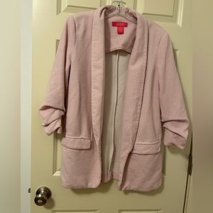 millenial pink womens overized blazer size medium